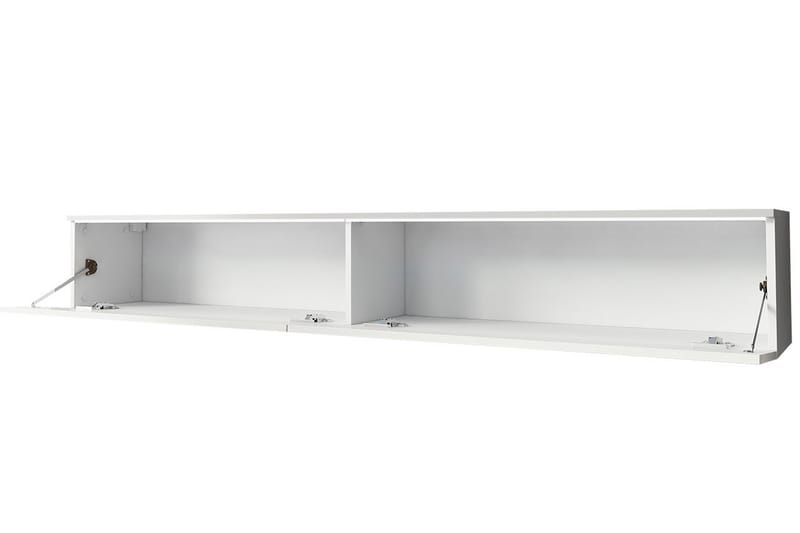 Tv-skåp Lourmais 180 cm Vit LED - Ljus Natur - Möbler - TV- & Mediamöbler - TV-skåp