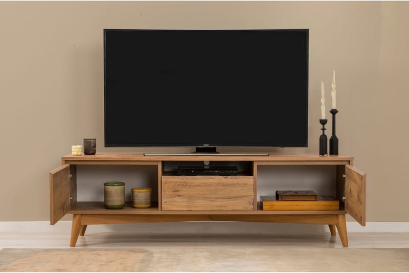 Valsot Tv-bänk 170 cm - Brun - Möbler - TV- & Mediamöbler - TV bänk & mediabänk