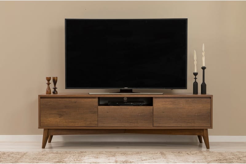 Valsot Tv-bänk 170 cm - Valnöt - Möbler - TV- & Mediamöbler - TV bänk & mediabänk