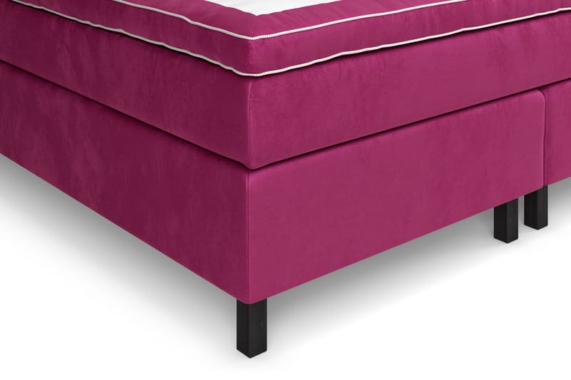 Komplett Sängpaket Estelle 210x210 cm - Rosa|Sammet - Möbler - Säng - Kontinentalsäng