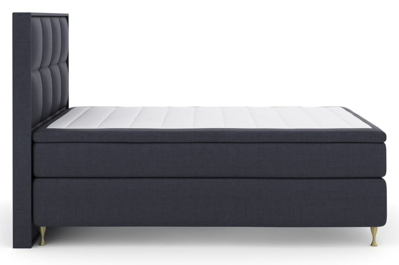 Komplett Sängpaket Choice No 5 160x200 Fast Latex - Blå|Guld - Kontinentalsäng - Dubbelsäng - Komplett sängpaket