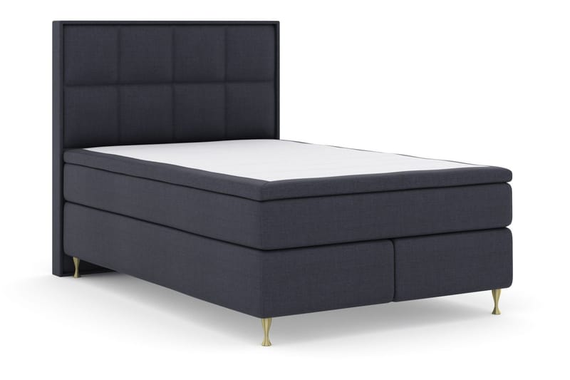 Komplett Sängpaket Choice No 5 160x200 Fast Latex - Blå|Guld - Kontinentalsäng - Dubbelsäng - Komplett sängpaket