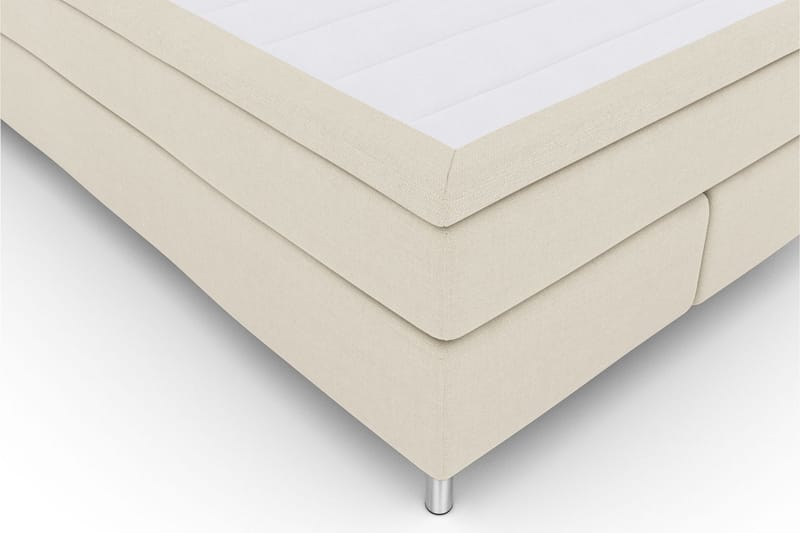 Komplett Sängpaket Choice No 5 160x200 Medium Watergel - Beige|Metall - Kontinentalsäng - Dubbelsäng - Komplett sängpaket