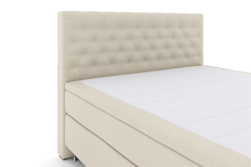 Komplett Sängpaket Choice No 5 210x210 Fast Latex - Beige|Silver - Möbler - Säng - Kontinentalsäng