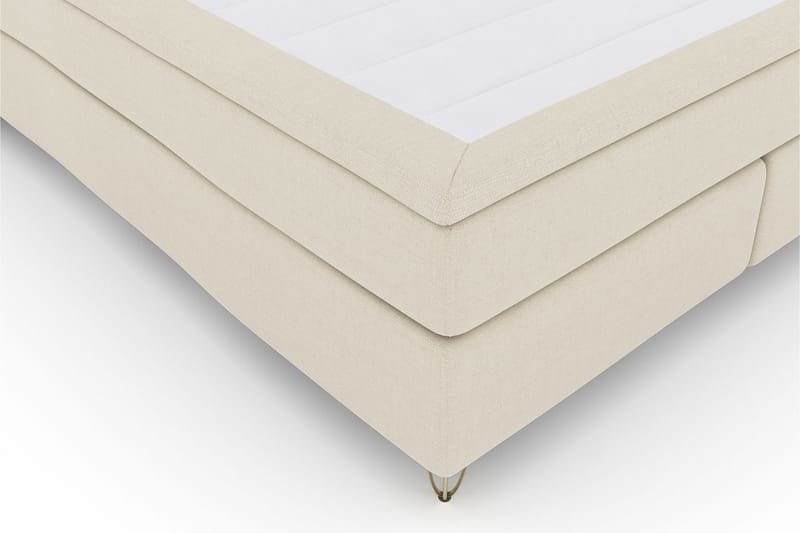 Komplett Sängpaket Choice No 5 210x210 Fast/Medium Watergel - Beige|Metall V-form - Möbler - Säng - Kontinentalsäng