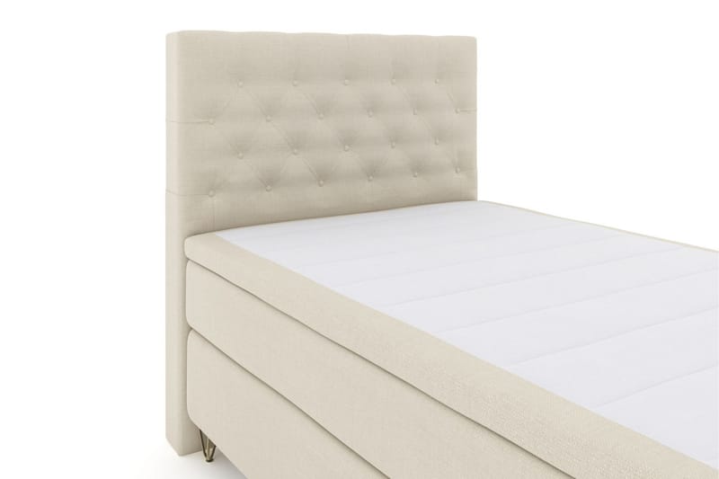 Komplett Sängpaket Choice No 6 120x200 Fast Watergel - Beige|Metall V-form - Möbler - Säng - Kontinentalsäng