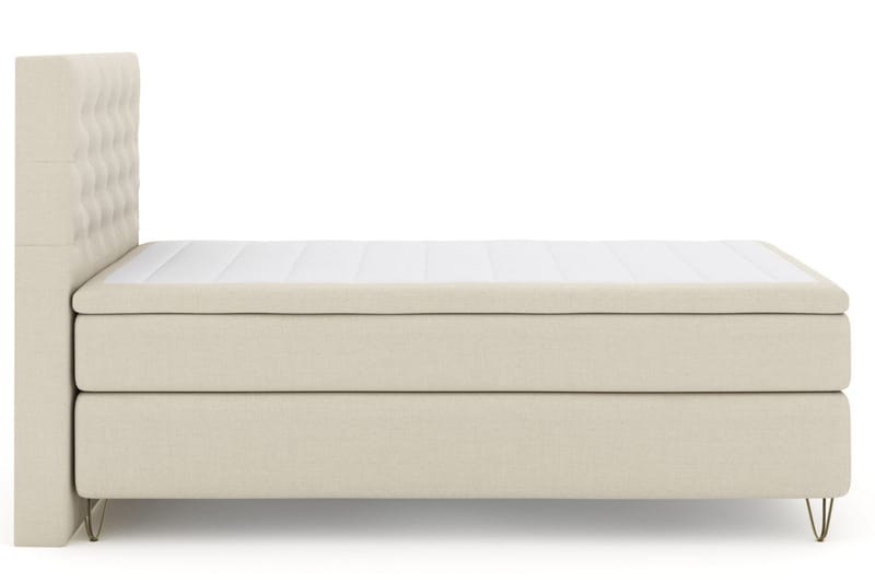 Komplett Sängpaket Choice No 6 120x200 Fast Watergel - Beige|Metall V-form - Möbler - Säng - Kontinentalsäng