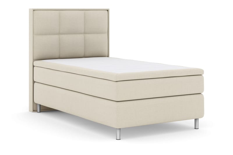 Komplett Sängpaket Choice No 6 120x200 Fast Watergel - Beige|Metall - Möbler - Säng - Kontinentalsäng