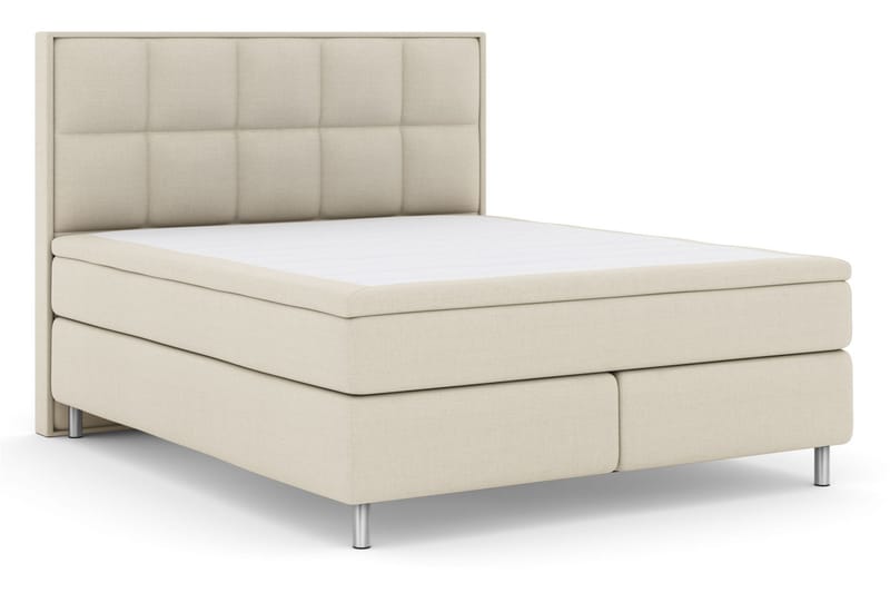 Komplett Sängpaket Choice No 6 180x200 Fast/Medium Watergel - Beige|Metall - Möbler - Säng - Kontinentalsäng