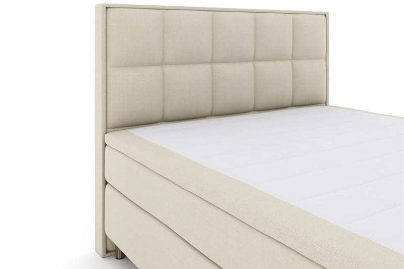 Komplett Sängpaket Choice No 6 210x210 Medium Latex/Memory - Beige|Koppar - Kontinentalsäng - Dubbelsäng - Komplett sängpaket