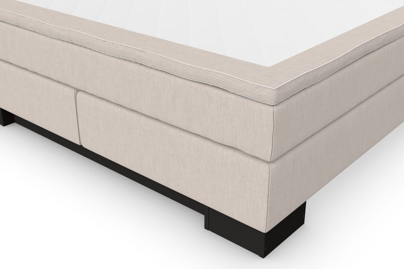 Komplett Sängpaket Romance Lyx 160x200 Cesaro Sänggavel Topp - Beige - Möbler - Säng - Kontinentalsäng