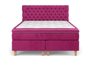 Kontinentalsäng Estelle 180x200 cm - Rosa|Sammet - Möbler - Säng - Kontinentalsäng