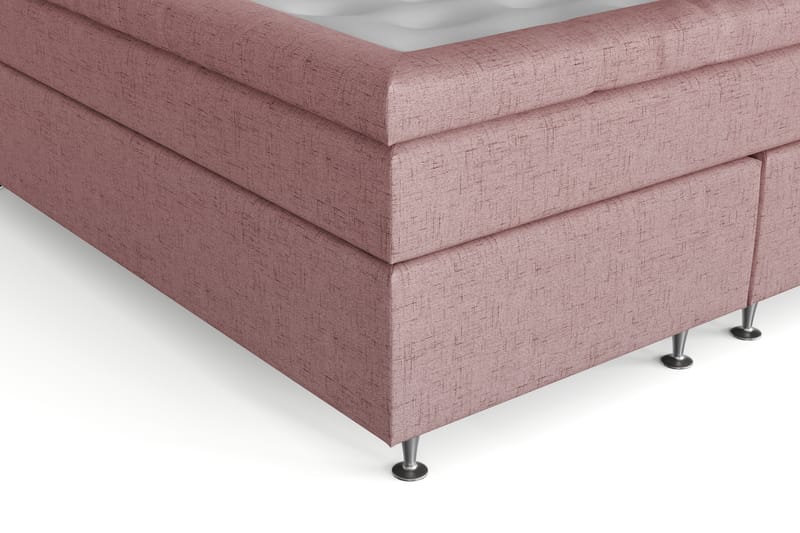 Sängpaket Abelie 120x200 Fast - Rosa - Kontinentalsäng - Komplett sängpaket