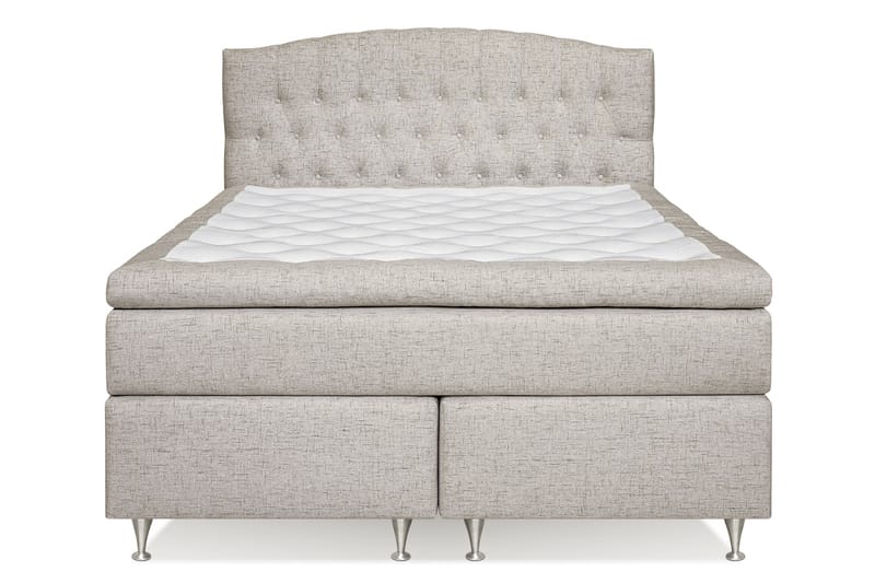 Sängpaket Abelie 160x200 Fast/Medium - Beige - Möbler - Säng - Kontinentalsäng