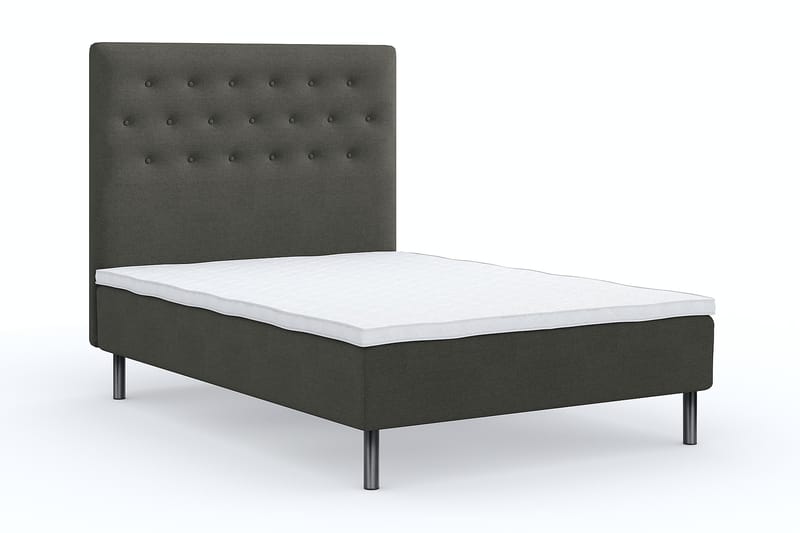 Sängpaket Ramsäng Wega 105x200 cm - Mörkgrå - Möbler - Säng - Ramsäng