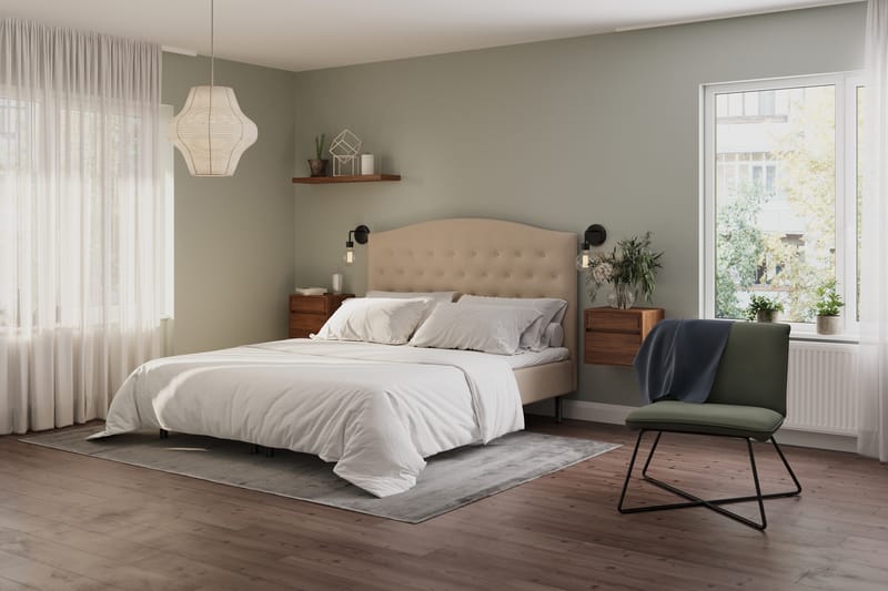 Sängpaket Ramsäng Wega 120x200 cm - Beige - Möbler - Säng - Ramsäng