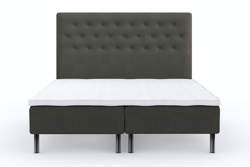 Sängpaket Ramsäng Wega 160x200 cm - Mörkgrå - Möbler - Säng - Ramsäng