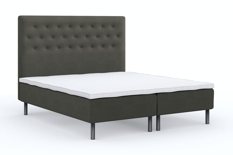 Sängpaket Ramsäng Wega 180x200 cm - Mörkgrå - Möbler - Säng - Ramsäng