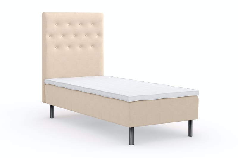 Sängpaket Ramsäng Wega 90x200 cm - Beige - Ramsäng - Komplett sängpaket