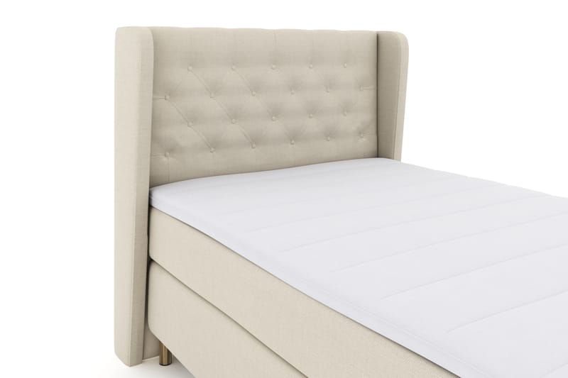 Komplett Sängpaket Choice No 3 120x200 Fast - Beige|Koppar - Kontinentalsäng - Enkelsäng - Komplett sängpaket