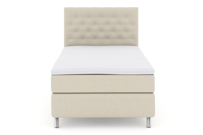 Komplett Sängpaket Choice No 3 120x200 Fast - Beige|Metall - Möbler - Säng - Kontinentalsäng