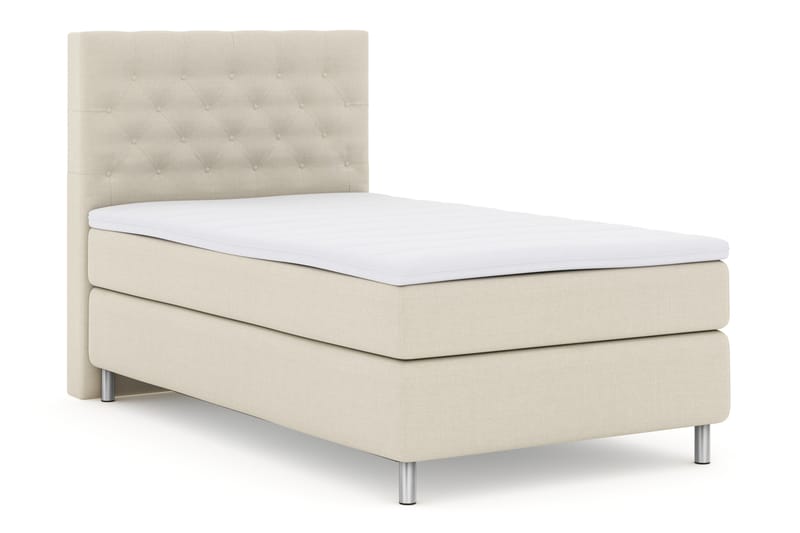 Komplett Sängpaket Choice No 3 120x200 Fast - Beige|Metall - Möbler - Säng - Kontinentalsäng