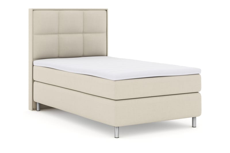 Komplett Sängpaket Choice No 3 120x200 Fast - Beige|Metall - Möbler - Säng - Kontinentalsäng