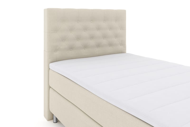 Komplett Sängpaket Choice No 3 120x200 Fast - Beige|Metall - Möbler - Säng - Kontinentalsäng