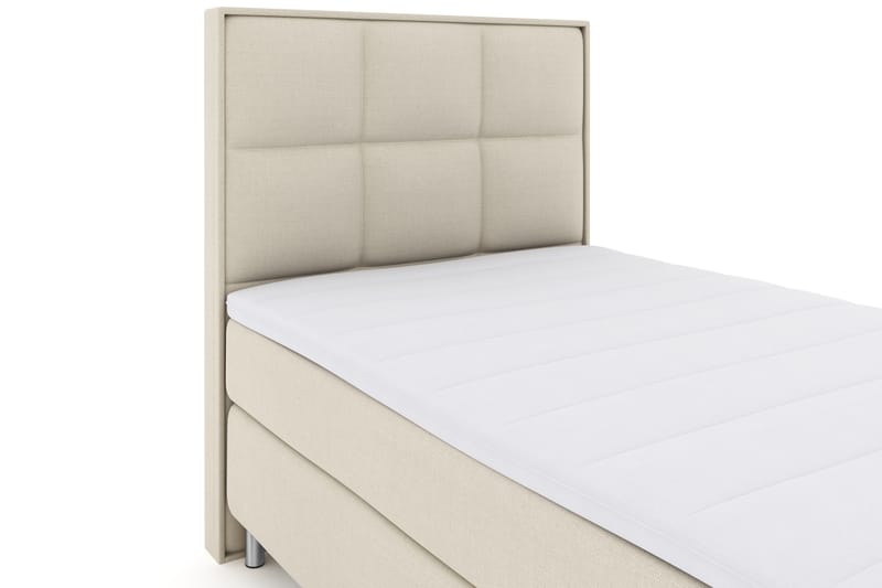 Komplett Sängpaket Choice No 3 120x200 Fast - Beige|Metall - Möbler - Säng - Kontinentalsäng