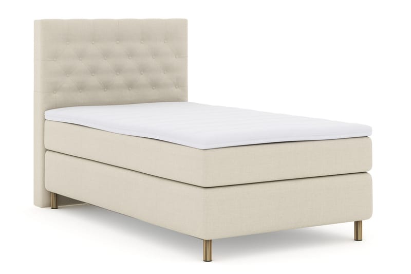 Komplett Sängpaket Choice No 3 120x200 Medium - Beige|Koppar - Möbler - Säng - Kontinentalsäng