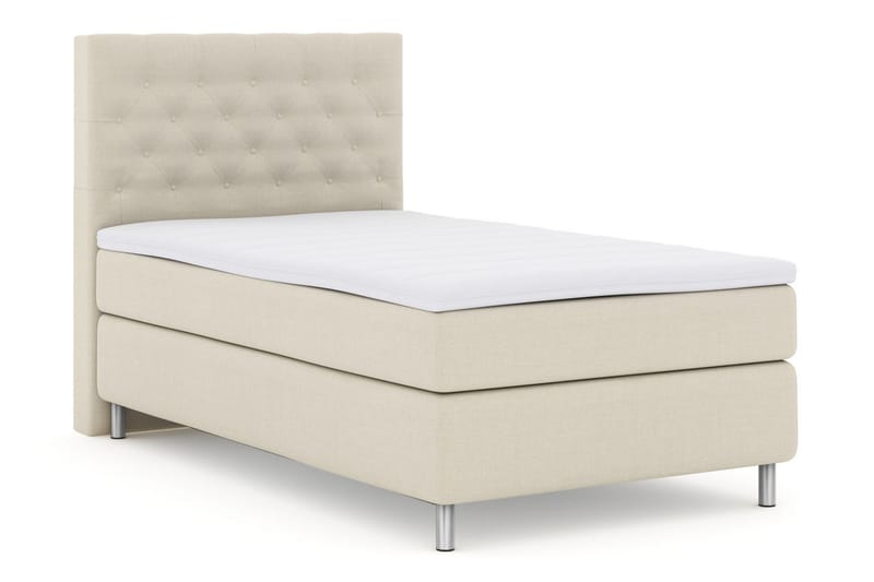 Komplett Sängpaket Choice No 3 120x200 Medium - Beige|Metall - Möbler - Säng - Kontinentalsäng