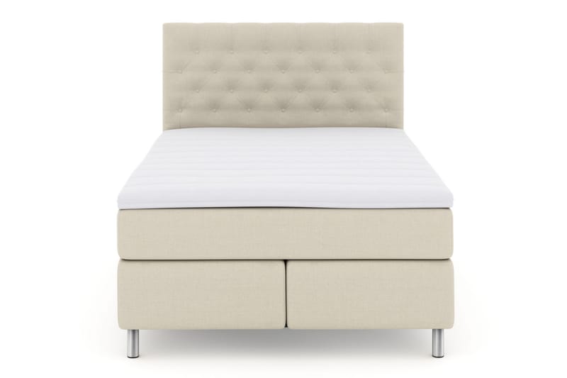 Komplett Sängpaket Choice No 3 140x200 Fast/Medium - Beige|Metall - Möbler - Säng - Kontinentalsäng