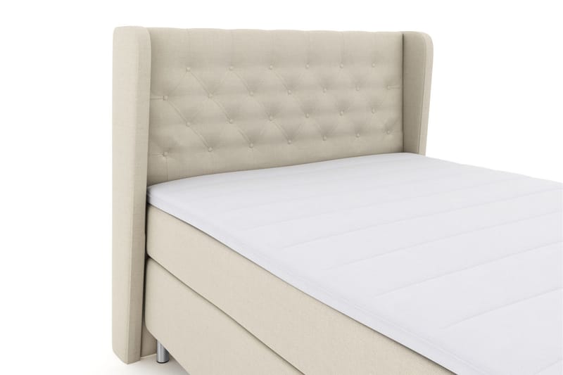 Komplett Sängpaket Choice No 3 140x200 Fast/Medium - Beige|Metall - Möbler - Säng - Kontinentalsäng