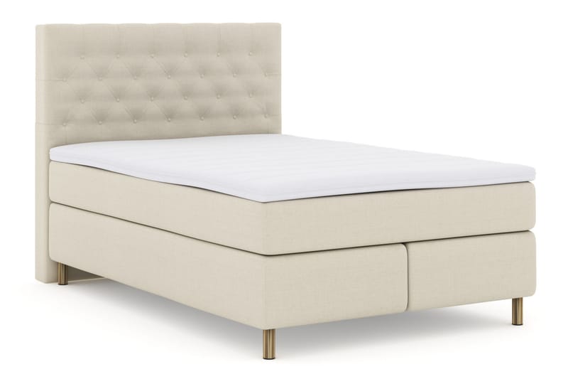 Komplett Sängpaket Choice No 3 160x200 Fast - Beige|Koppar - Möbler - Säng - Kontinentalsäng