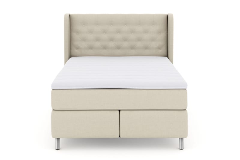 Komplett Sängpaket Choice No 3 160x200 Fast - Beige|Metall - Möbler - Säng - Kontinentalsäng