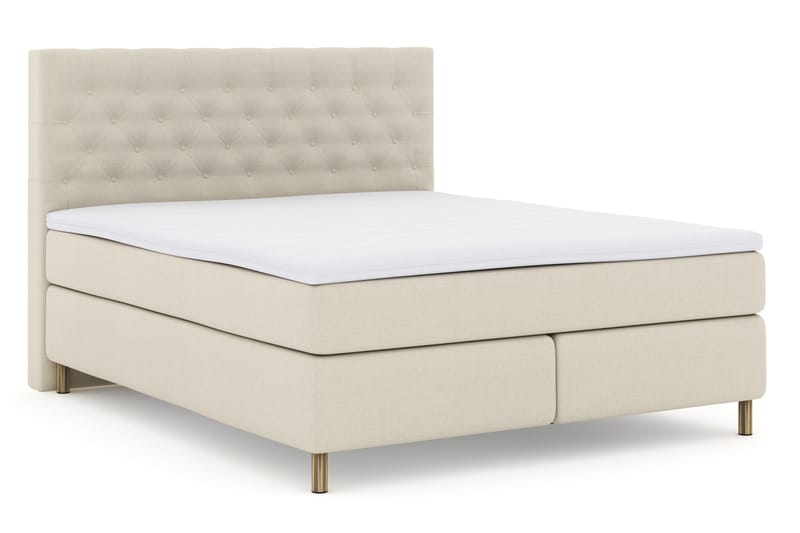 Komplett Sängpaket Choice No 3 180x200 Fast - Beige|Koppar - Möbler - Säng - Kontinentalsäng