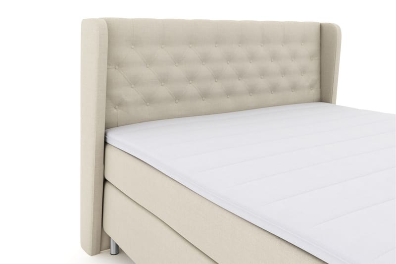 Komplett Sängpaket Choice No 3 180x200 Fast/Medium - Beige|Metall - Möbler - Säng - Kontinentalsäng