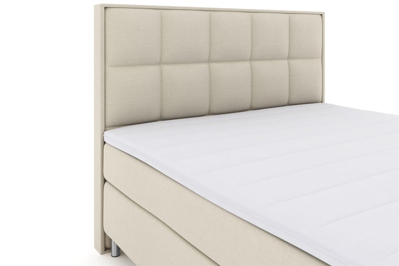 Komplett Sängpaket Choice No 3 210x210 Fast - Beige|Metall - Möbler - Säng - Kontinentalsäng