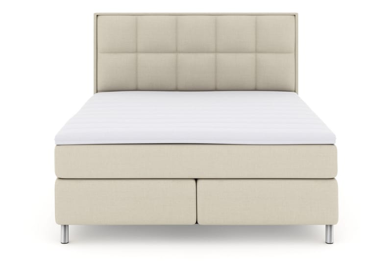 Komplett Sängpaket Choice No 3 210x210 Fast - Beige|Metall - Möbler - Säng - Kontinentalsäng