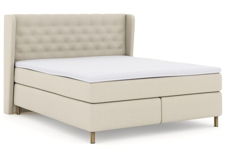 Komplett Sängpaket Choice No 3 210x210 Fast/Medium - Beige|Koppar - Möbler - Säng - Kontinentalsäng