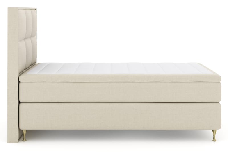 Komplett Sängpaket Choice No 4 120x200 Fast - Beige|Guld - Möbler - Säng - Kontinentalsäng