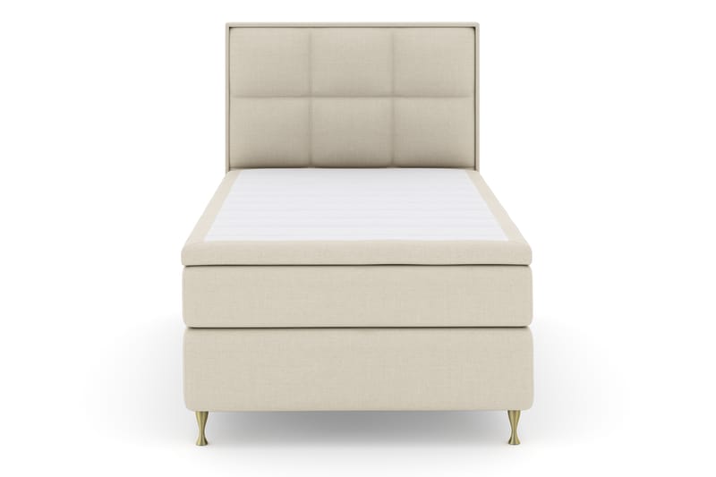 Komplett Sängpaket Choice No 4 120x200 Fast - Beige|Guld - Möbler - Säng - Kontinentalsäng