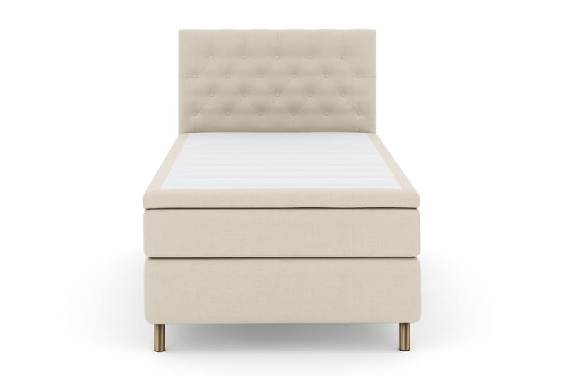 Komplett Sängpaket Choice No 4 120x200 Fast - Beige|Koppar - Kontinentalsäng - Enkelsäng - Komplett sängpaket