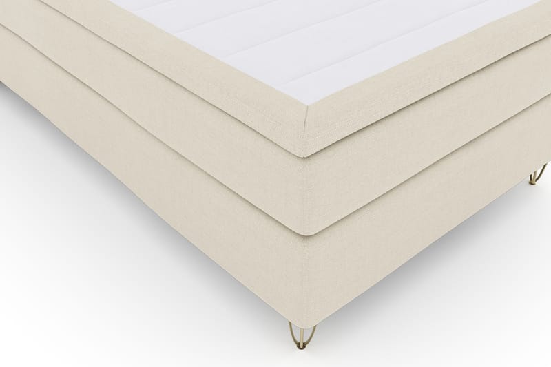 Komplett Sängpaket Choice No 4 120x200 Fast - Beige|Metall V-form - Möbler - Säng - Kontinentalsäng