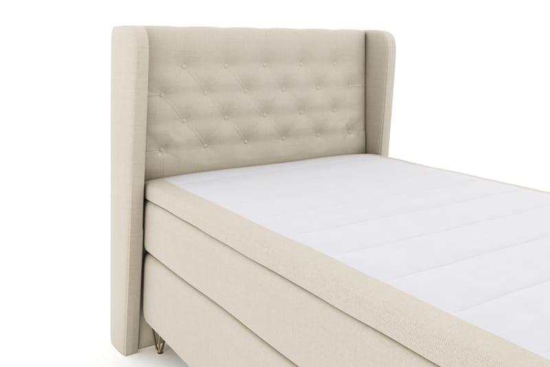 Komplett Sängpaket Choice No 4 120x200 Fast - Beige|Metall V-form - Möbler - Säng - Kontinentalsäng