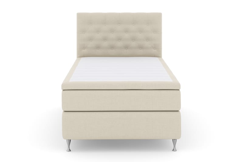 Komplett Sängpaket Choice No 4 120x200 Fast - Beige|Silver - Möbler - Säng - Kontinentalsäng