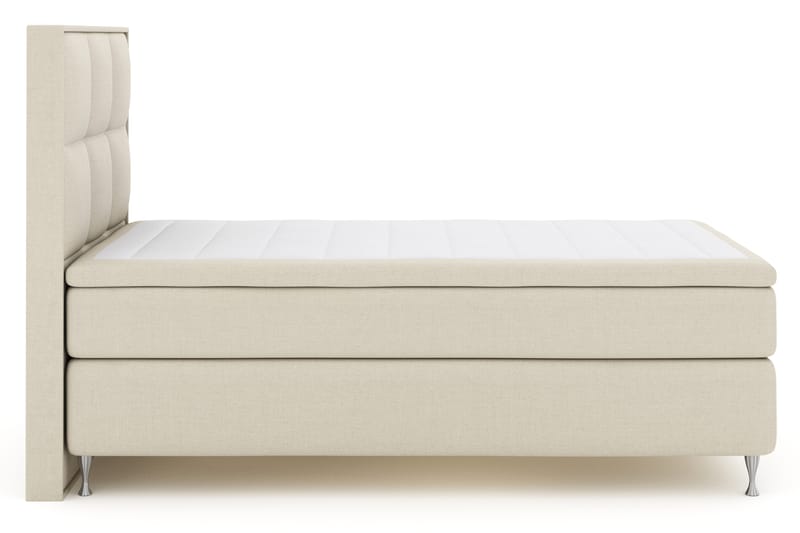 Komplett Sängpaket Choice No 4 120x200 Fast - Beige|Silver - Möbler - Säng - Kontinentalsäng