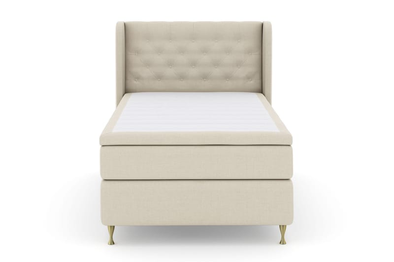 Komplett Sängpaket Choice No 4 120x200 Medium - Beige|Guld - Kontinentalsäng - Enkelsäng - Komplett sängpaket