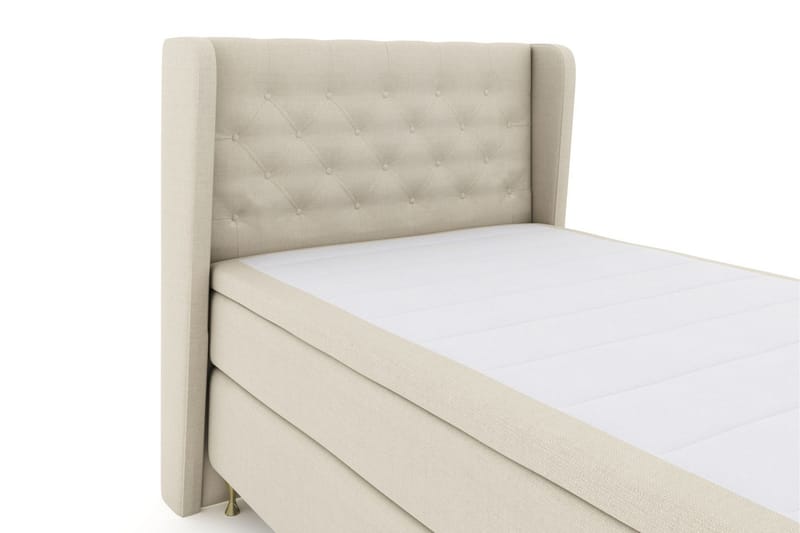 Komplett Sängpaket Choice No 4 120x200 Medium - Beige|Guld - Möbler - Säng - Kontinentalsäng