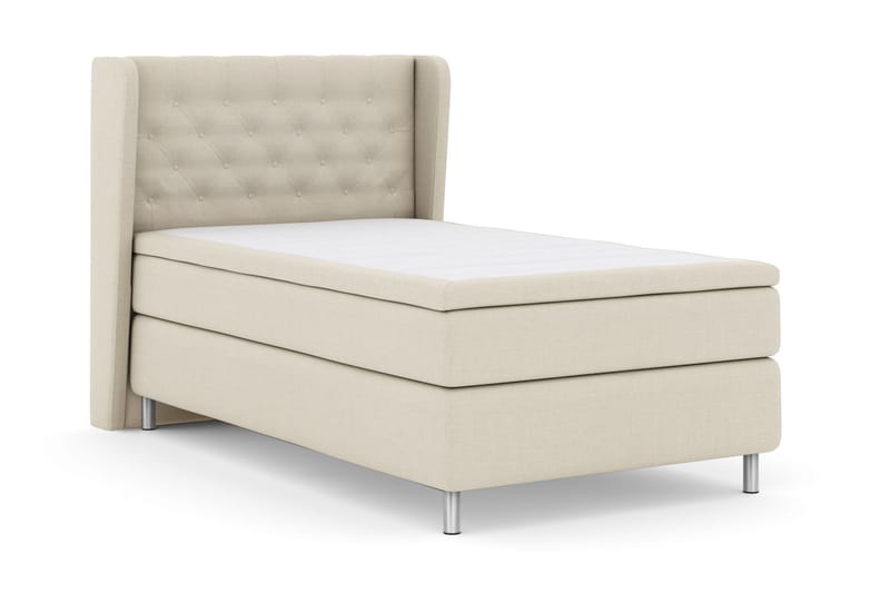 Komplett Sängpaket Choice No 4 120x200 Medium - Beige|Metall - Möbler - Säng - Kontinentalsäng